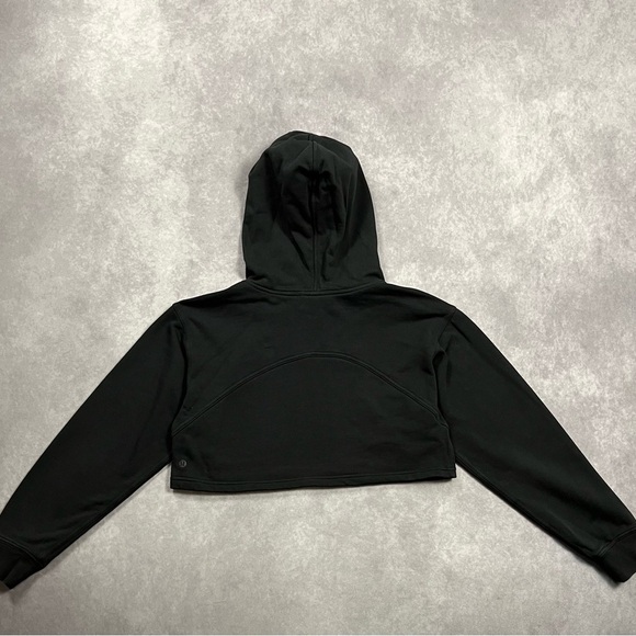 Lululemon Black Cropped Hoodie for Women - Picture 2 of 4